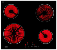 Logik LCHOBTC14 Electric Ceramic Hob - Black,  Black