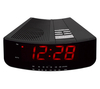 LOGIK LCRAN12 Analogue Clock Radio - Black,  Black