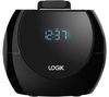Logik LCRLi13 Analogue Radio with Lightning Connector - Black,  Black