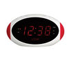 Logik LCRR13 Analogue Clock Radio - White & Red,  White