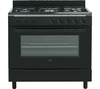 LOGIK LFTG90B17 90 cm Duel Fuel Range Cooker - Black,  Black