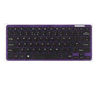 Logik LKBWLPP13 Wireless Keyboard - Violet,  Violet