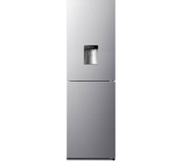LOGIK LNFD55X18 50/50 Fridge Freezer - Inox,  Cream