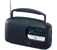 Logik LRAD14 Portable Analogue Radio - Black,  Black