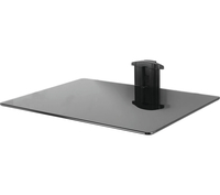 LOGIK LSHELF15 DVD Shelf - Glass,  Black