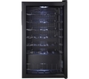 LOGIK LWC34B18 Wine Cooler - Black,  Black
