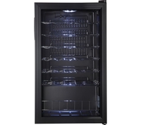 LOGIK LWC34B18 Wine Cooler - Black,  Black