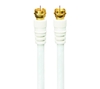 LOGIK Satellite F Plug Cable - 4 m,  Gold
