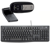 LOGITECH Full HD Webcam,  Wireless Keyboard & Mouse Bundle