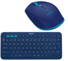 LOGITECH Wireless Optical Mouse & Keyboard Bundle - Blue,  Blue