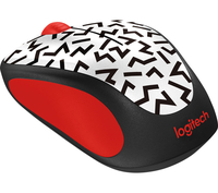 LOGITECH Zigzag M238 Wireless Optical Touch Mouse - White & Black,  White