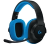 LOGITECH G233 Prodigy 2.0 Gaming Headset - Blue & Black,  Blue