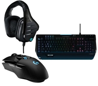 LOGITECH G903 LIGHTSPEED Wireless Mouse,  G910 Orion Spectrum Gaming Keyboard & Artemis Spectrum G933 Wireless Headset Bundle