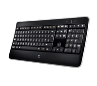 LOGITECH K800 Illuminated Wireless Keyboard - Black,  Black