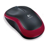 LOGITECH M185 Wireless Optical Mouse - Black & Red,  Black