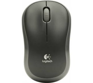 LOGITECH M185 Wireless Optical Mouse - Grey,  Grey