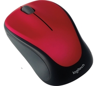 LOGITECH M235 Wireless Optical Mouse - Red,  Red