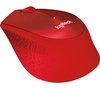 LOGITECH Silent Plus M330 Wireless Optical Mouse - Red,  Red