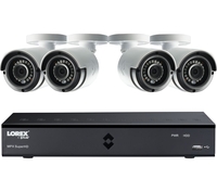 LOREX LHA41082TC4P 8-Channel Full HD 1080p Home Security System - 2 TB,  4 Cameras