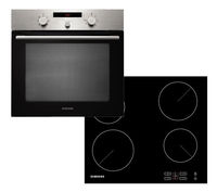 PKG100 Built-in Electric Single Oven & C61R2AEE Ceramic Hob Pack - Stainless Steel,  Stainless Steel