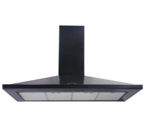 Rangemaster LEIHDC110BC Chimney Cooker Hood - Black,  Black