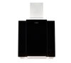 S60GHB13 Chimney Cooker Hood - Stainless Steel & Black Glass,  Stainless Steel