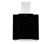 S60GHB13 Chimney Cooker Hood - Stainless Steel & Black Glass,  Stainless Steel