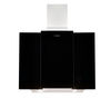 S80GHB13 Chimney Cooker Hood - Stainless Steel & Black Glass,  Stainless Steel