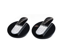 SAGEMCOM SAGEMcom D77V Duo Cordless Phone with Answering Machine - Twin Handsets