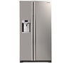 SAMSUNG RSG5UUMH American-Style Fridge Freezer - Manhattan Silver,  Silver