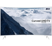 SAMSUNG UE43KU6510 Smart 4K Ultra HD HDR 43" Curved LED TV - White,  White
