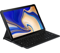 SAMSUNG 10.5" Galaxy Tab S4 Keyboard Folio Cover - Black,  Black