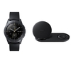 SAMSUNG 42 mm Galaxy Watch (Midnight Black) & Duo Qi Wireless Charging Pad Bundle,  Black
