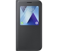 SAMSUNG A5 S Clear View Case - Black,  Black