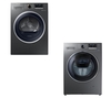 SAMSUNG AddWash WW80K5410UX Washing Machine & 8kg Heat Pump Tumble Dryer Bundle