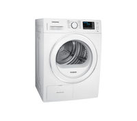Samsung DV80F5E5HGW Heat Pump Condenser Tumble Dryer - White,  White