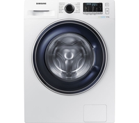 SAMSUNG ecobubble WW80J5555FW 8kg 1400 Spin Washing Machine - White,  White