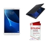 SAMSUNG Galaxy Tab A 10.1" Tablet,  LiveSafe Premium 2019 & Folio Case Bundle,  White
