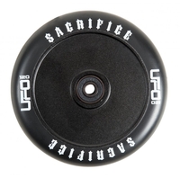 Sacrifice UFO 120mm Scooter Wheel w/Bearings - Black/Black