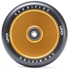 Sacrifice UFO 120mm Scooter Wheel w/Bearings - Black/Gold