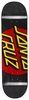 Santa Cruz Big Dot Skateboard Deck - Black/Red 8.375"