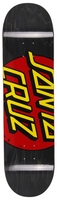 Santa Cruz Big Dot Skateboard Deck - Black/Red 8.375"