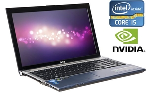Acer Aspire Timeline X5830TG Laptop,  Core i5 2430M 2.4GHz,  750GB HDD,  6GB RAM,  15.6" HD LED,  DVD±RW,  GF GT540M,  Webcam,  Bluetooth,  Windows 7 Home Premium 64