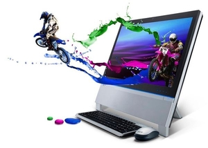 Acer Aspire Z5763 3D AIO Desktop,  Core i5-2400 3.1GHz,  4GB RAM,  1TB HDD,  23" Full HD,  Blu-Ray,  GF GT440,  Webcam,  Windows 7 Home Premium 64