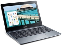 Acer Chromebook C720,  Intel Celeron 2955U 1.4GHz,  2GB RAM,  32GB Flash,  11.6" LED,  No-DVD,  Intel HD,  Webcam,  Bluetooth,  Chrome OS