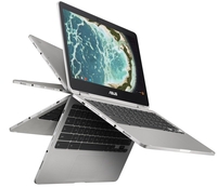 ASUS Chromebook Flip C302CA,  Intel Core m3-6Y30 0.9GHz,  8GB RAM,  64GB eMMC,  12.5" Full HD Touch,  No-DVD,  Intel HD,  WIFI,  Chrome OS