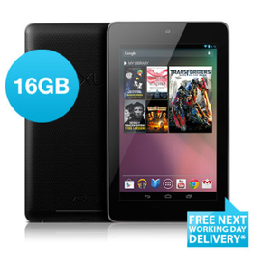 Asus Nexus 7 Tablet PC,  NVIDIA Tegra 3 Quad Core,  1GB RAM,  16GB Flash,  7" Touch,  Wifi,  Camera,  Bluetooth,  Android 4.1