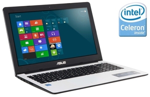 Asus X502CA Laptop,  Intel Celeron 1007U 1.5GHz,  4GB RAM,  500GB HDD,  15.6" TFT,  NOOPT,  Intel HD,  Webcam,  Windows 8 64bit - White
