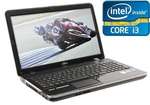 Fujitsu AH531 Laptop,  Intel Core i3 Sandybridge 2310 2.1GHz,  4GB RAM,  500GB HDD,  15.6" HD LED,  DVDRW,  Intel HD,  Webcam,  Bluetooth,  Windows 7 Home Premium 64