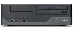 Fujitsu Esprimo E400 SFF Desktop,  Intel Core i3-2120 3.3GHz,  2GB RAM,  500GB HDD,  DVDRW,  HD 2000,  Windows 7 Pro 64-bit